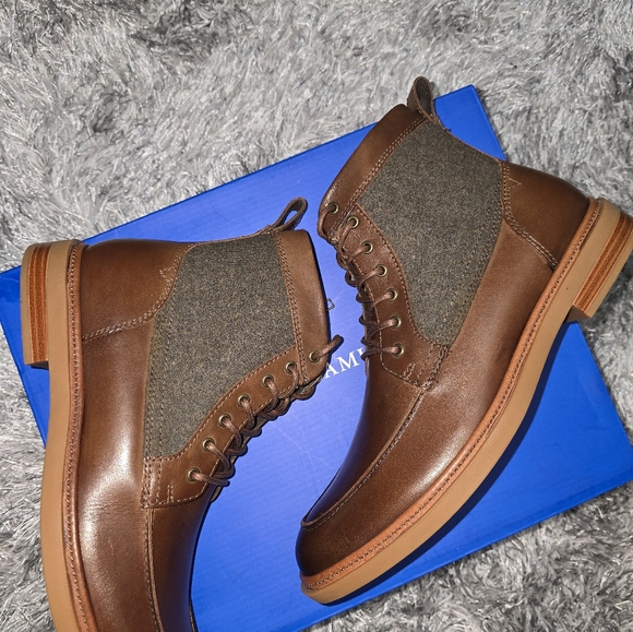 Vince Camuto Mens Bendmore Lace-up Boots sz 8 - Picture 2 of 5